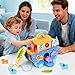 Tooysea Wooden Noah's Ark Toy with Animal Shape Sorter,Baptism Gifts for 1 2 3 4 Years Old,Montessori Toys for Toddlers,Baptism Gifts for Boys and Girls,24 Months Babies