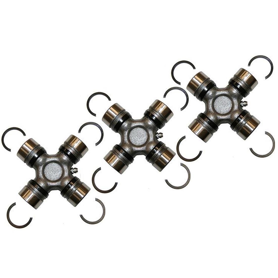 3X U Joint, Rear Shaft All Joints Universal Joint Automotive Replacement Universal Joints for Oldsmobile Fiesta 1957-1960 for Oldsmobile Starfire 1957-1957 for Pontiac Bonneville 1958-1980