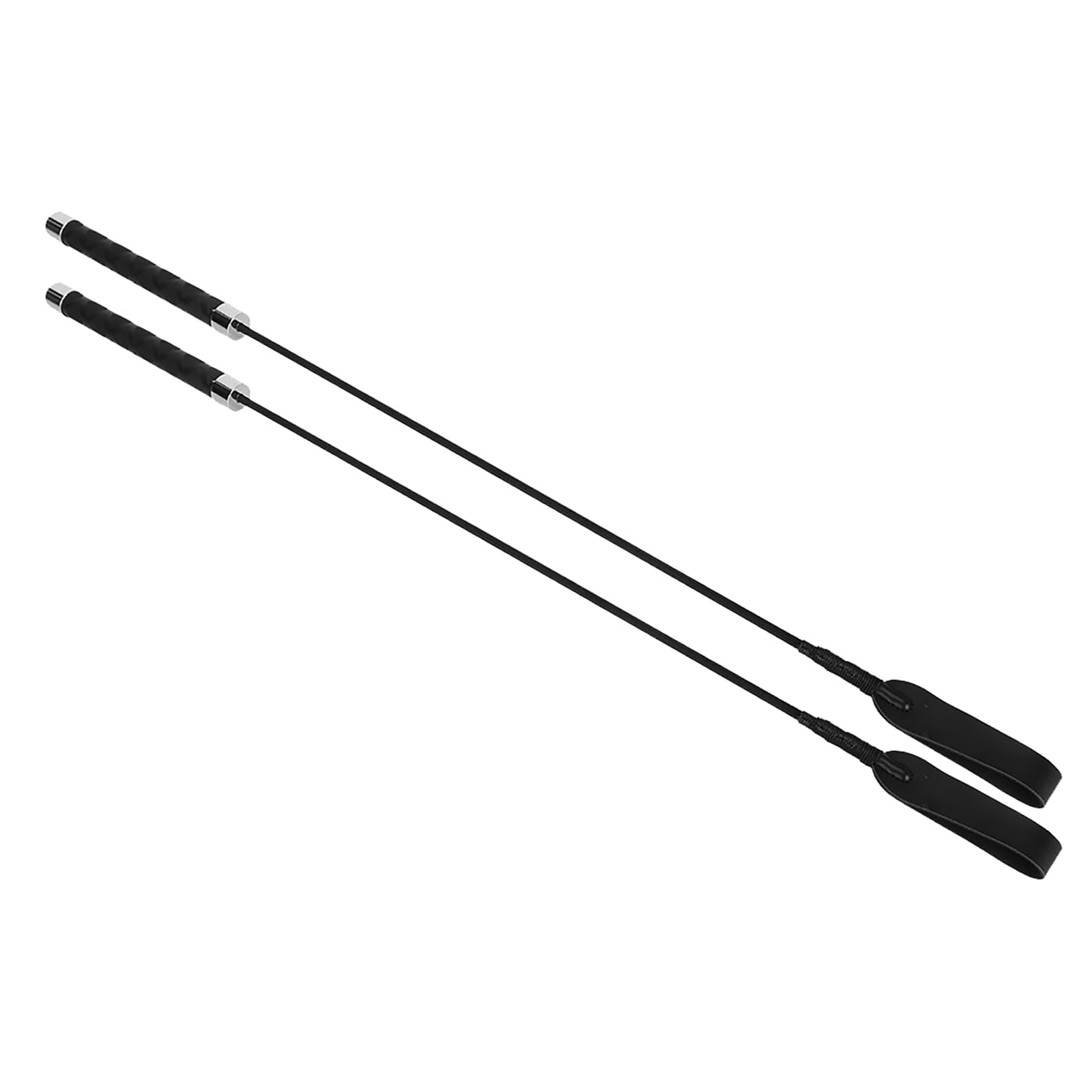 Tnfeeon Látigo para Perros, de Goma Antideslizante, Bastón de Entrenamiento para Perros y Gatos, 26,2 Pulgadas de Largo, Construcción Duradera de Cuero Artificial y Metal, Ideal para Juegos