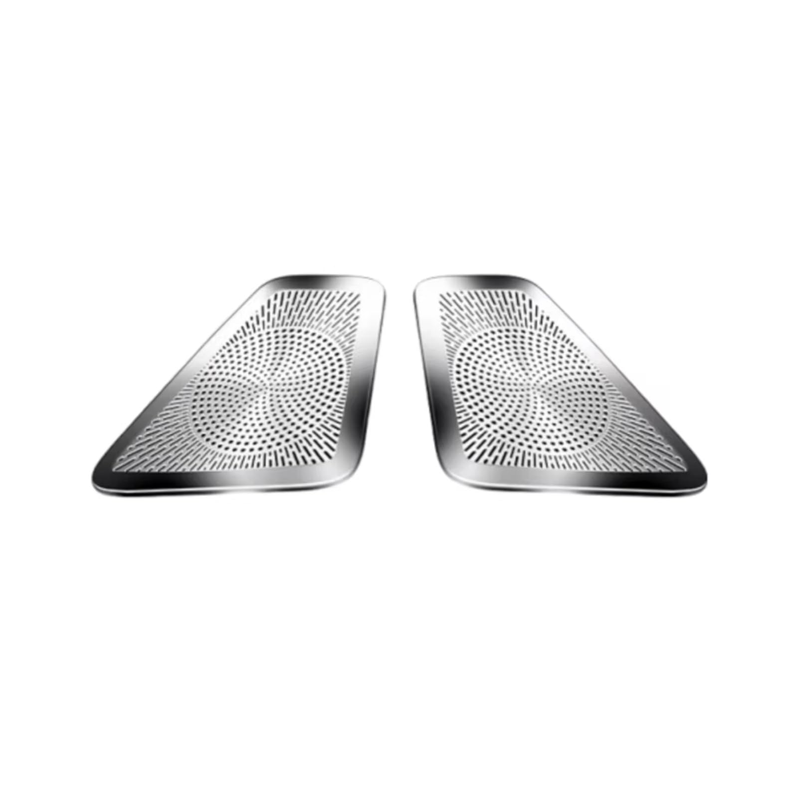 Ajqbrmb Silver Interior Trim For Volvo For Xc60 For S60 For V60 2Piece For Dashboard Air Outlet Cover Lhd Vents Car Stickers Stainless Steel Panel Frame Cover(Silver)