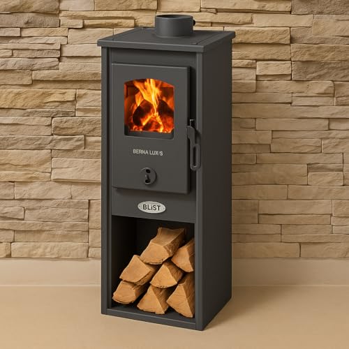 Stufa A Legna Berna Lux 5,3 Kw Colore Antracite - 3