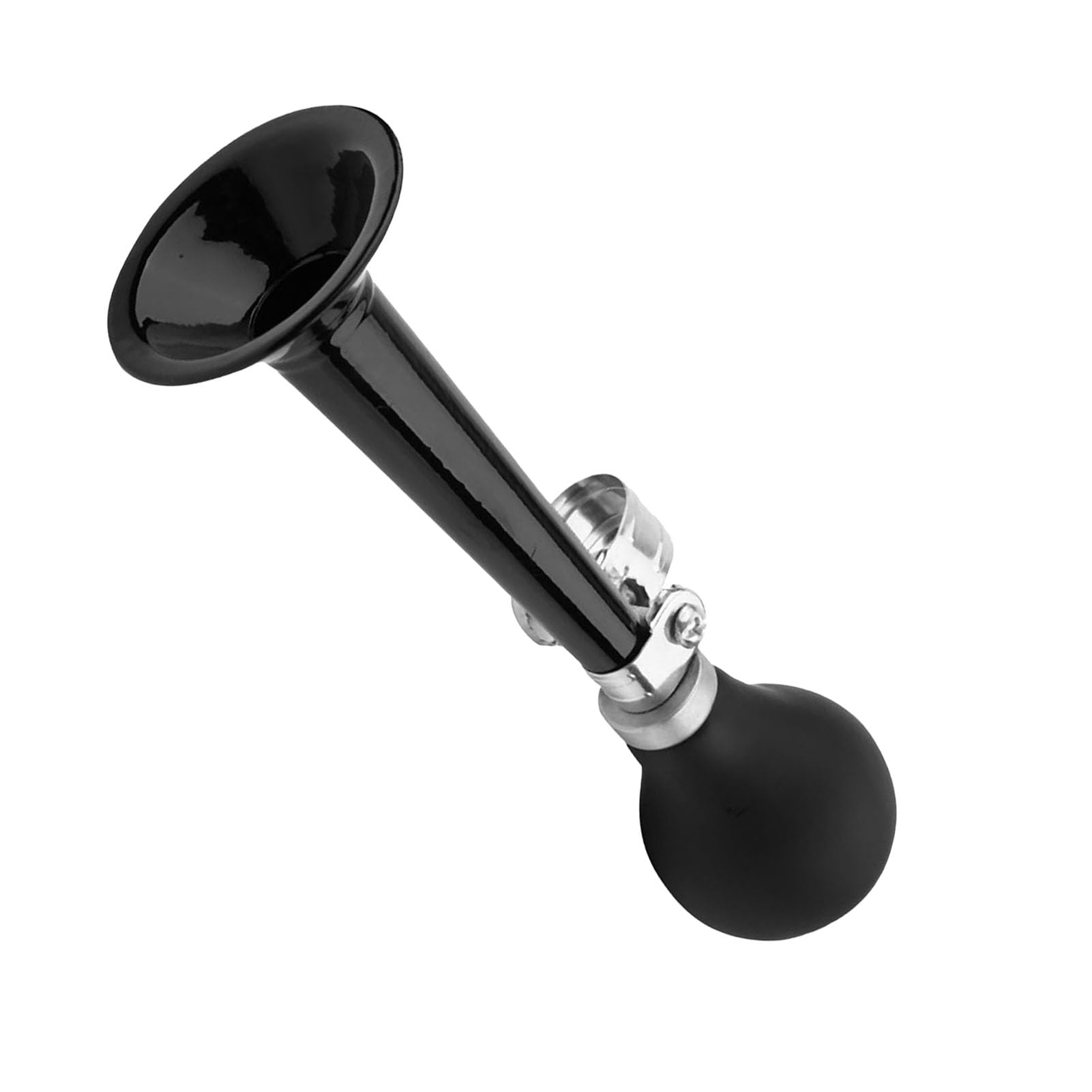 HEEPDD Bike Horn Classic Clown Design Loud Clear Sound Alert Pedestrians 2.2 Inch Diameter Easy Handlebar Mount for Cyclists Mountain Bikes Go-Karts Outdoor Safety (Black)