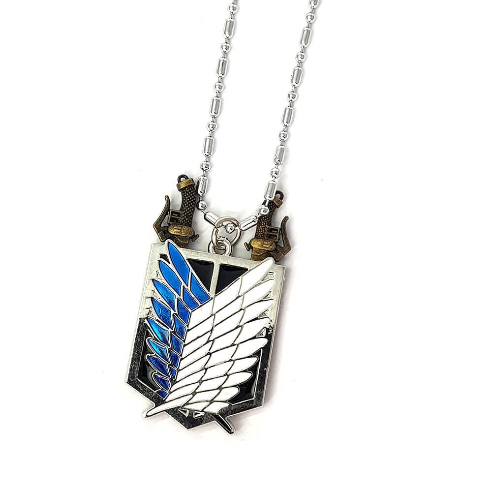 Shop Wings of freedom necklace - with removable swords - cosplay accessory - from the world of dark fantasy manga, Zinc, No Gemstone
