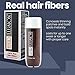 Hair Illusion Auburn Real Hair Fibers for Thinning Hair - 100% Natural Texture, Non Synthetic Hair Fibers - Bald Spot Cover Up for Women & Men - 38 Gram