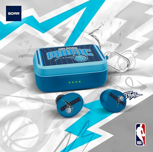 Image of SOAR NBA Wireless Sport Earbuds: Comfortable Fit & Convenient Charging