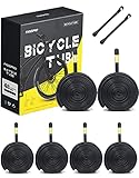 FANSPRO 6 Pack 24 Inch Bike Tube 24x1.75/1.95/2.10/2.125 Heavy Duty Bicycle Tube Plus 2 Tire...