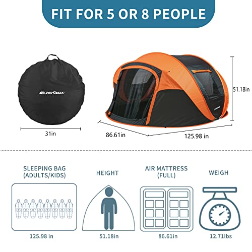 EchoSmile Instant Pop Up Camping Tent の商品画像 3