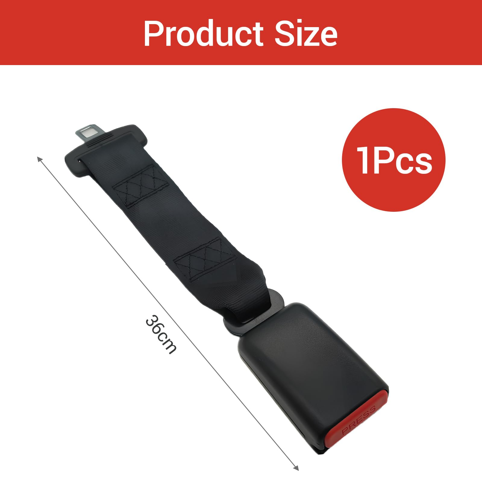 Piezas de coche de 36 cm, ajustables, compatibles con automóviles