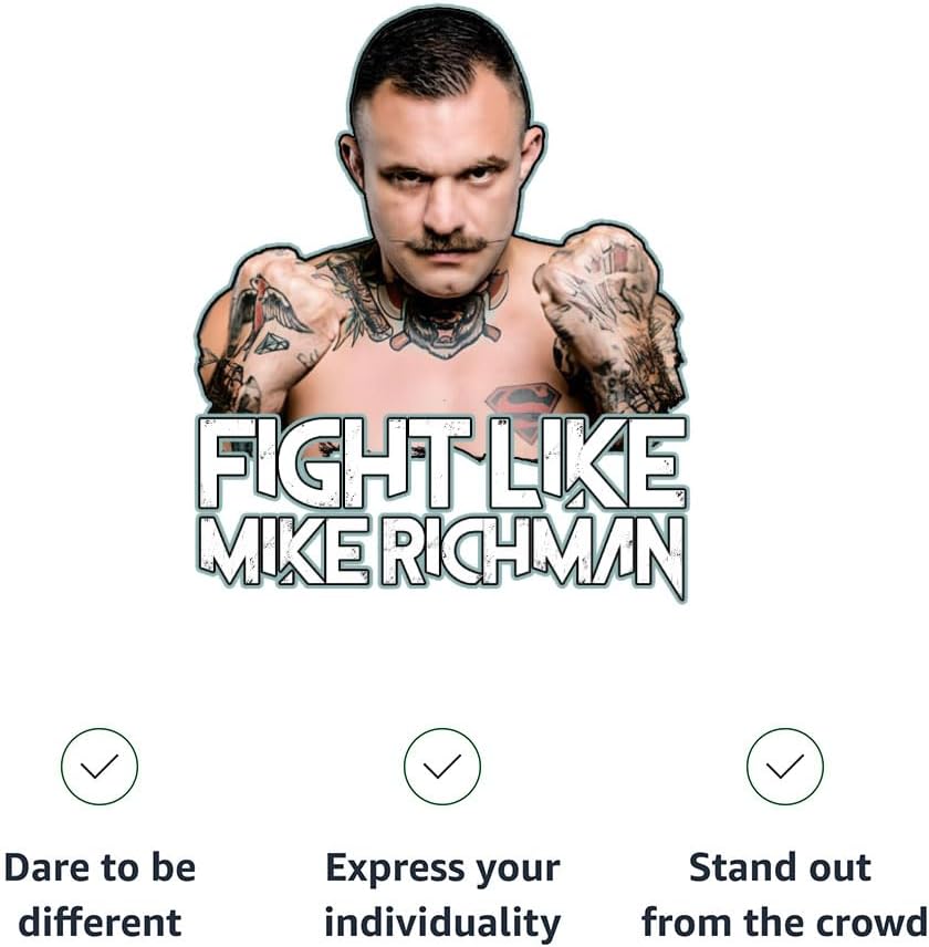 Fight Like Mike Richman Jersey Muscle Tank - Gifts for Bare Knuckle Boxing Lovers - Boxing Gifts