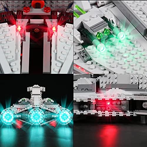 ITOP LED Klang Licht RC Beleuchtung Bausatz für Lego 75315, DIY LED Lichtset für Lego 75315 Imperialer leichter Kreuzer… – Bild 5
