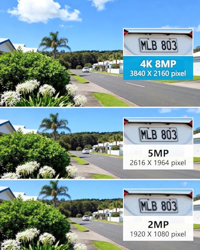 Image of Jennov 4K 8MP POE PTZ Camera Outdoor, 20X Optical Zoom Security Camera with 360 Pan&90 Tilt, Human Detection, 320ft IR Night Vision, Auto Tracking, 24 /7 Recording, Only Work with Onvif POE NVR