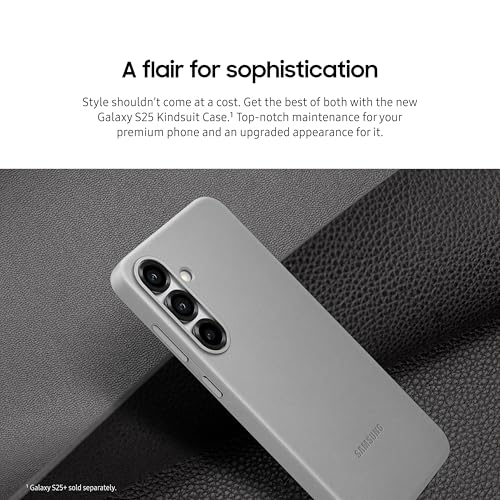 Image of Samsung Galaxy S25 Kindsuit Phone Case, Protective Cover, Stylish Design, Durable, Soft Inner Lining, US Version, EF-VS931PFEGUS, Camel