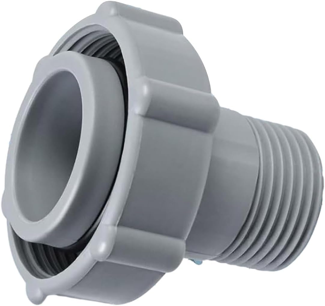 Photo 1 of Swimming Pool Drain Adapter Fitting Connects Fit for Coleman Pools,for Coleman P6A1420,P6D1420 Pools Drain Hose Adapter 1.5-Inch,Above Ground Pool Drain adapte