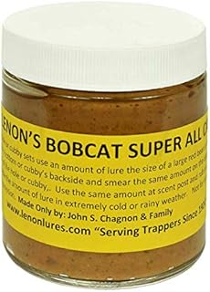 Lenon's Bobcat Super All Call Lure 8 oz Jar Long Liner Trapper's Special