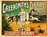 SANS CADRE PostersAndCo ™ Derby Dog Biscuits Rhqt-Poster/Reproduction HQ 50x70cm d\'une Affiche Vintage/Ancienne
