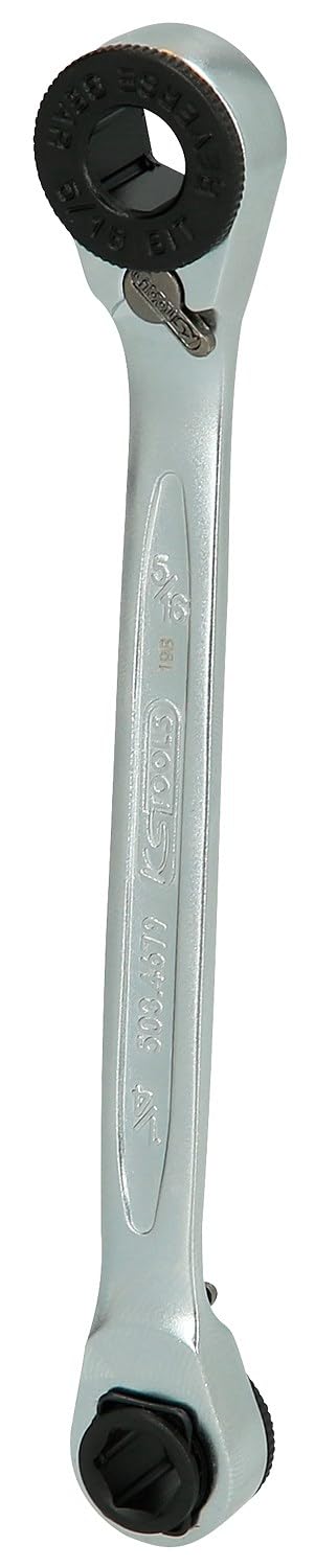 KS TOOLS GEARplusmini-clé à cliquet réversible à bit, 1/4 "x5/16 503.4679