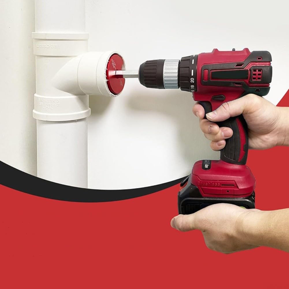 Alésoir De Tuyau En PVC Avec Design à Triple Lame Pour Des Finitions