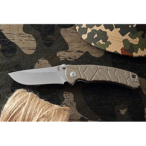 Mr. Blade Taktisches Taschenmesser — Oslava Desert — Outdoormesser aus 8Cr13Mov Stahl Cover