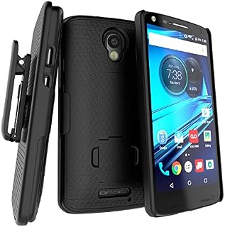 Encased Droid Turbo 2 Belt Clip Holster Case, Encased [DuraClip] Slim Cover w/
