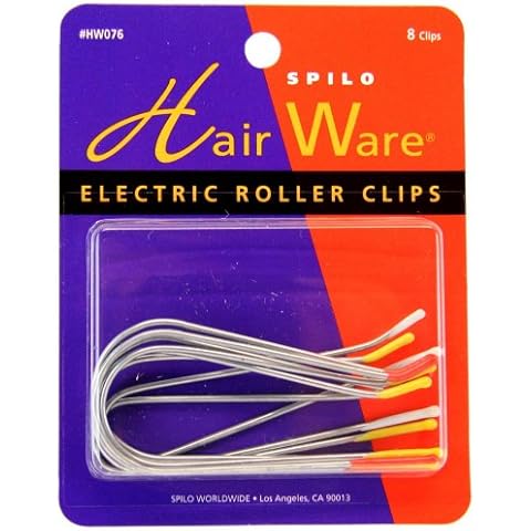 Spilo: Spilo Professional Electric Roller Clips, 8 counts Cover