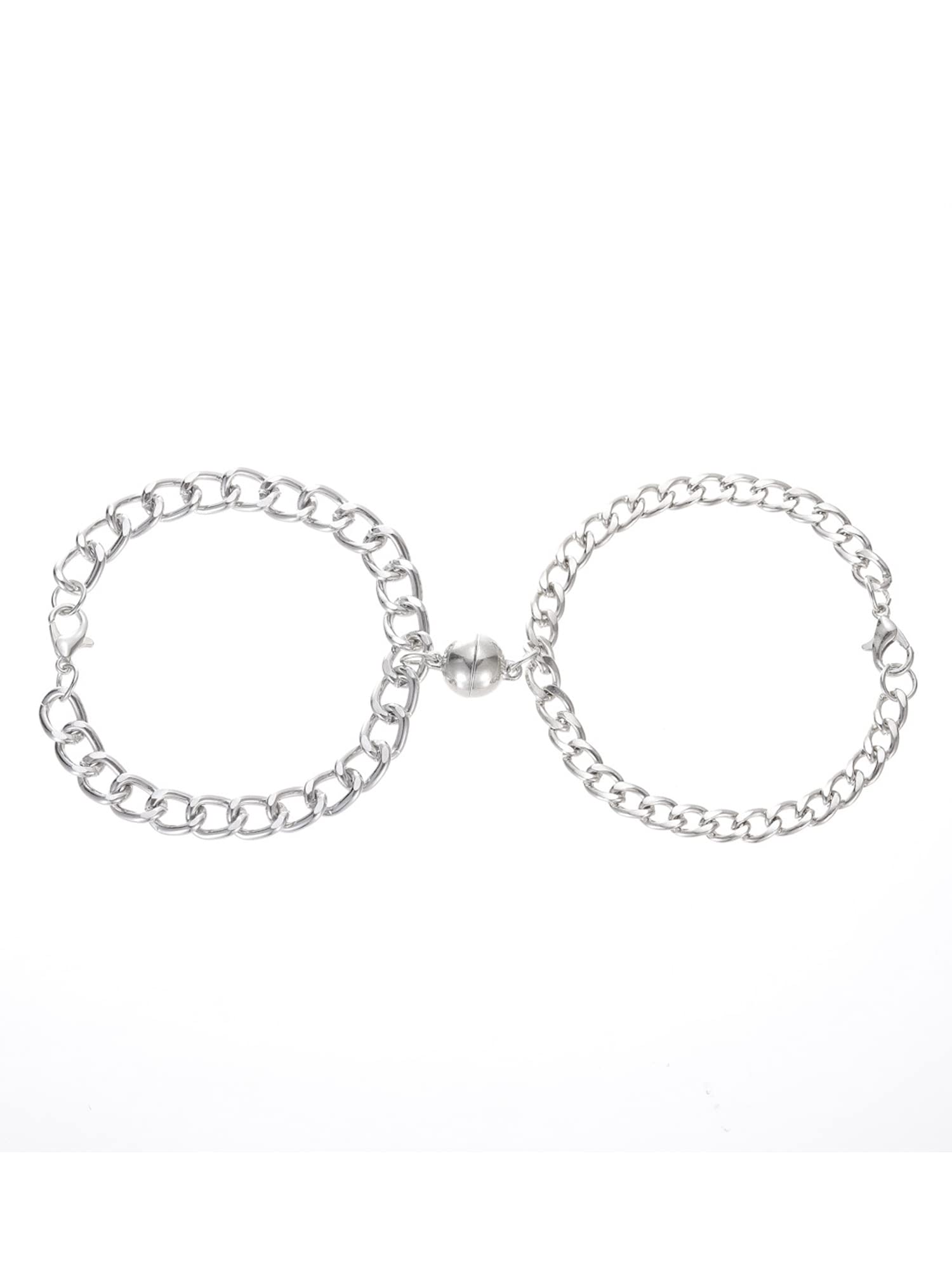 Vembley 2 PCs Special Mutual Attraction Relationship Matching Round Ball Shape Magnet Bracelet For Men and Women (B09XM94VH3) Amazon Price History, Amazon Price Tracker
