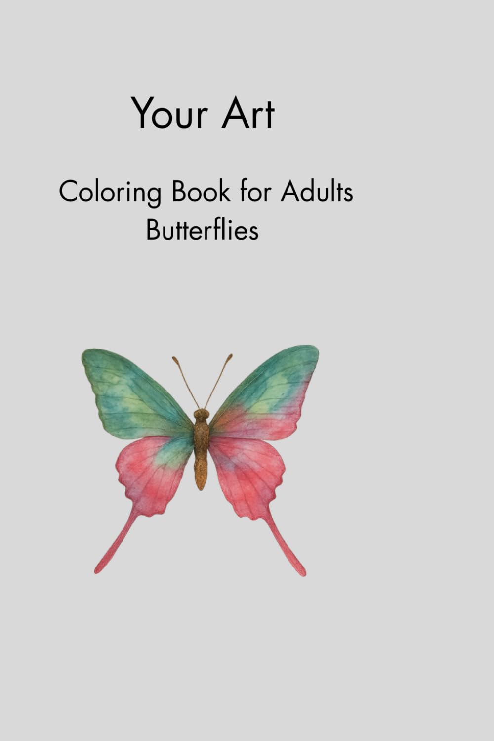 Butterflies: Coloring Book for Adults