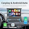 2026 7-inch Motorized Flip-Out Single Din Car Stereo with Apple CarPlay & Android Auto, Bluetooth, HD Touchscreen, Backup Camera, USB/SD/AUX Input, AM/FM Radio, Subwoofer Support & DSP