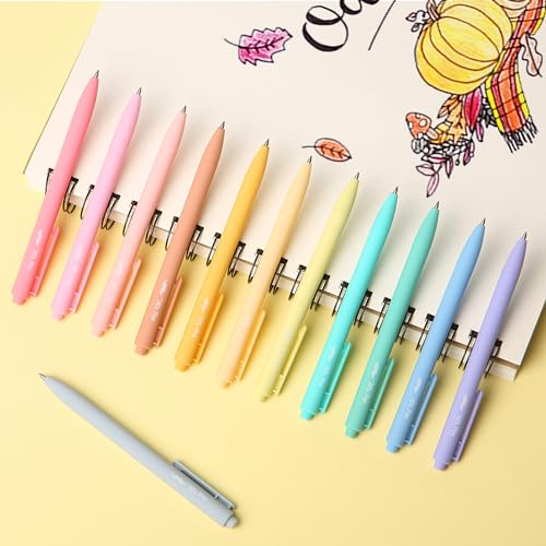 Image of Mr. Pen- Retractable Gel Pens, 12 Pack, Assorted Colors Ink | Fine Point 0.7mm, Fast Dry, Smooth Writing, Cute Pens for Drawing, Writing Planner and School Supplies
