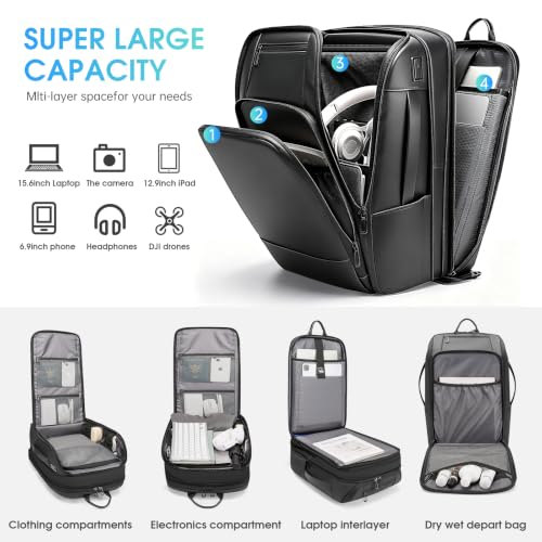 Image of TANGCORLE Travel Backpack, 40L Carry On Laptop Backpack Collection