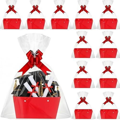 Colarr Pacote com 12 cestas para presentes, kit de cestas vazias de presente vazias em kraft com...