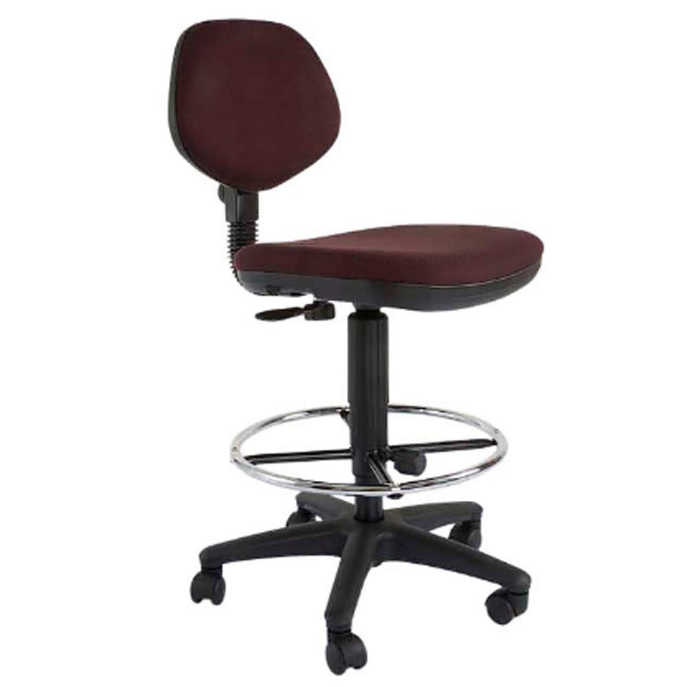 Mahmayi Sandra 1210Dk Task Chair - Office Chair With Five-Star Legs and Draft Kit - Task Chair Crafted With Fabric On Seat and Pp Seat Frame For Comfort (Peat)