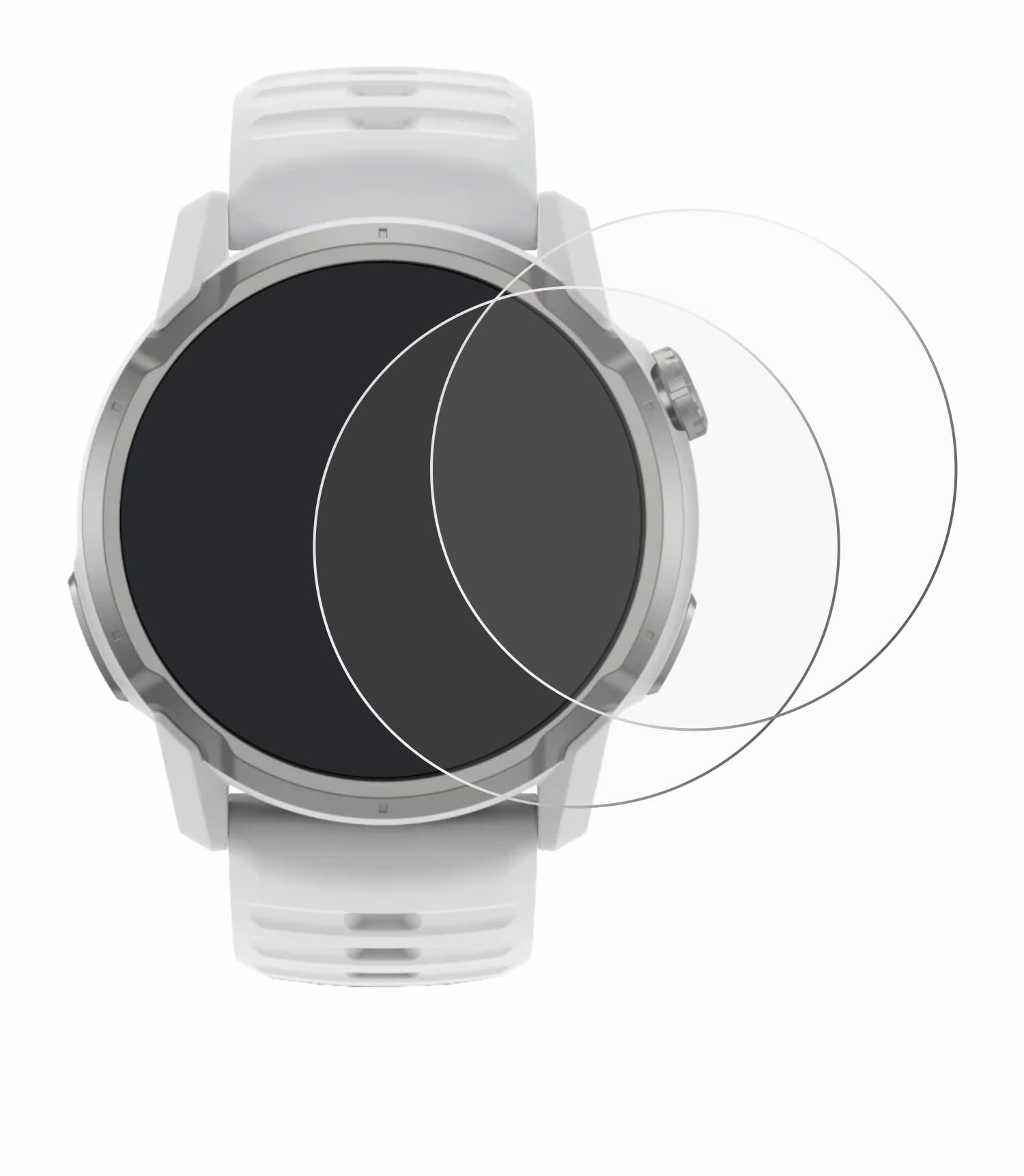 BROTECT Protector Pantalla para Coros Apex 4 (46 mm) Transparente 2 Unidades Anti-Huellas