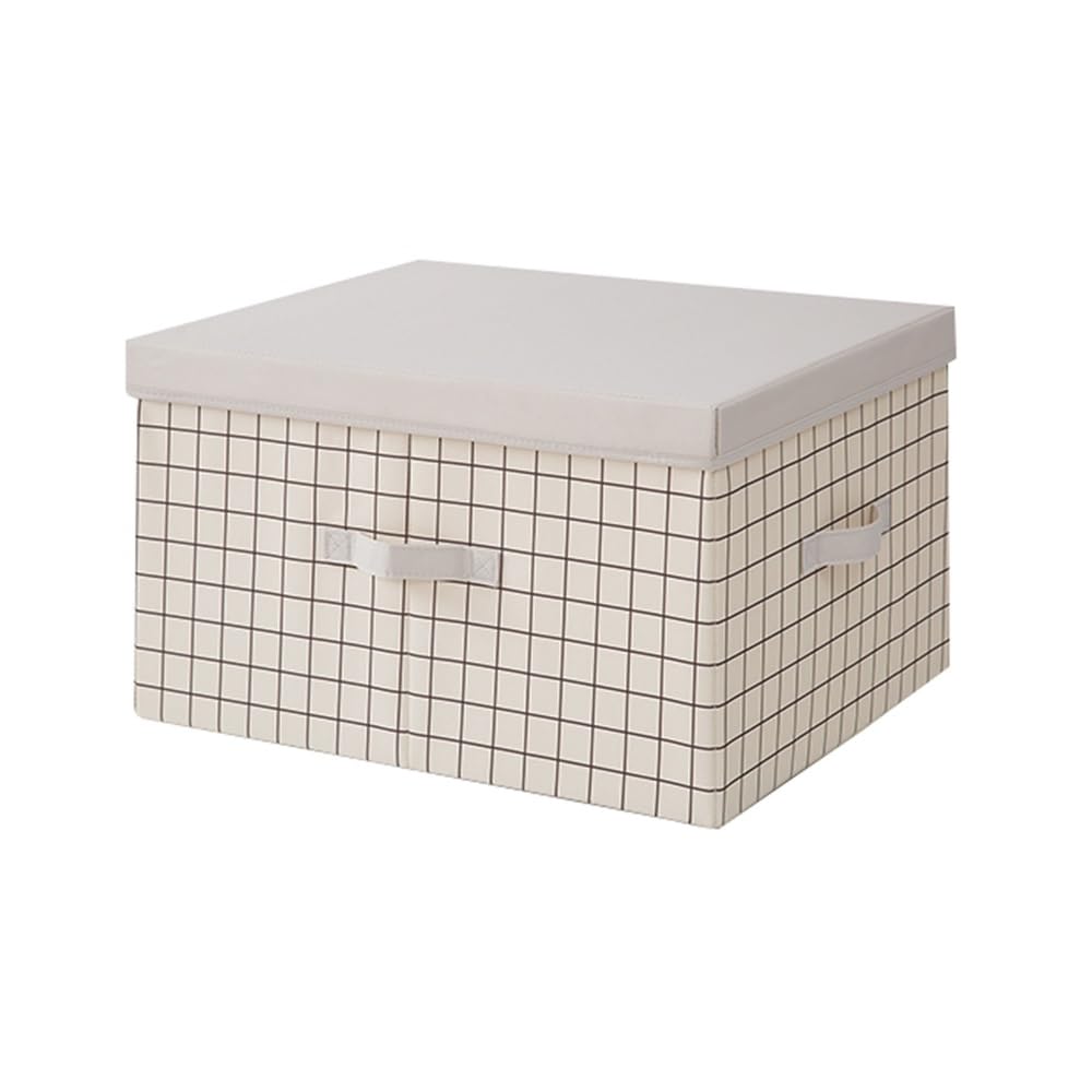 ETRGFTHU Clothes Storage Box Household Wardrobe Organizer Dust-proof Storage Basket Under The Bed Moisture-proof and No Peculiar Smell(A,35cm*28cm*18cm)