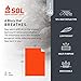S.O.L. Survive Outdoors Longer SOL Escape Lite Bivvy - Reflects up to 70% Body Heat - Waterproof Emergency Blanket for Survival Gear - 82