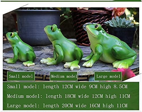 Statue grenouille résine grand modèle pour combler le vide d'une cour extérieure - 2
