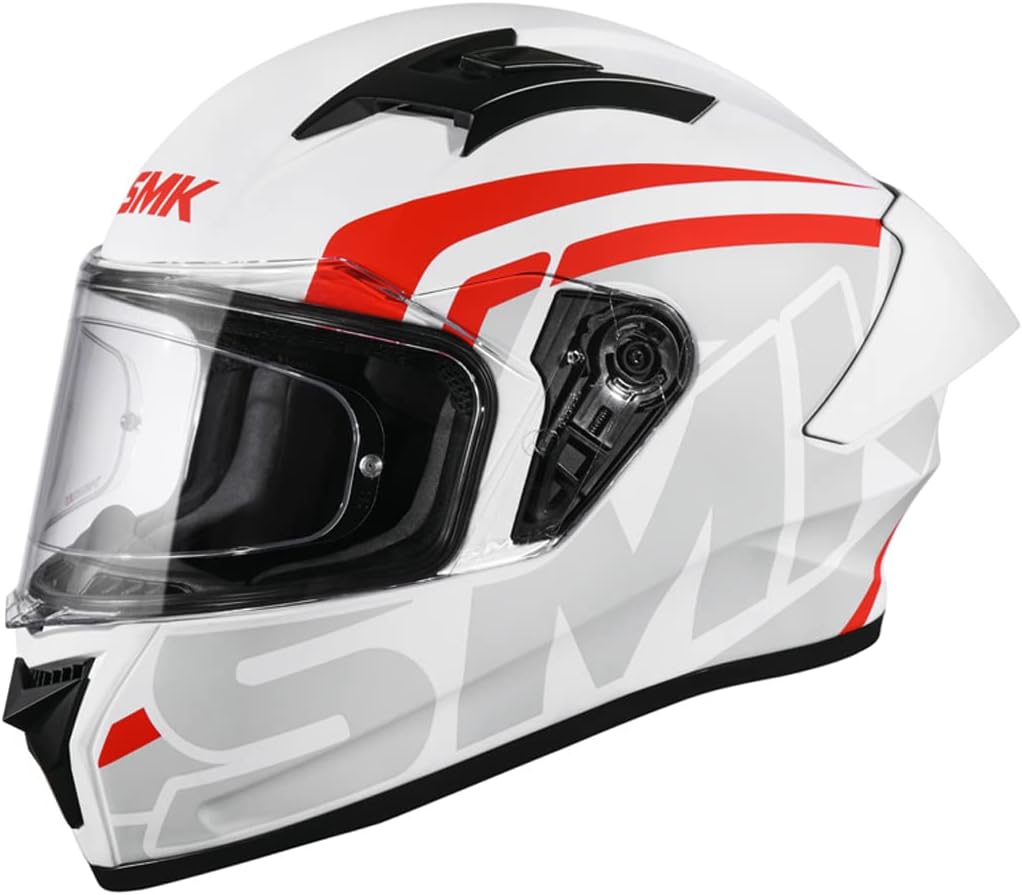 SMK Stellar Sports Stage Full FACE Helmet with PINLOCK Fited (MA163)-L