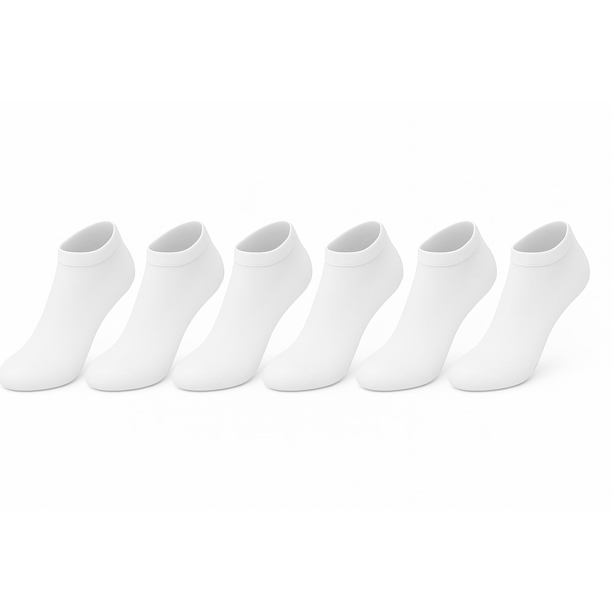 HiFEN® Men's No Show Trainer Socks – Cushioned, Breathable, Low Cut Invisible Sports Socks for Running, Gym, Everyday Wear