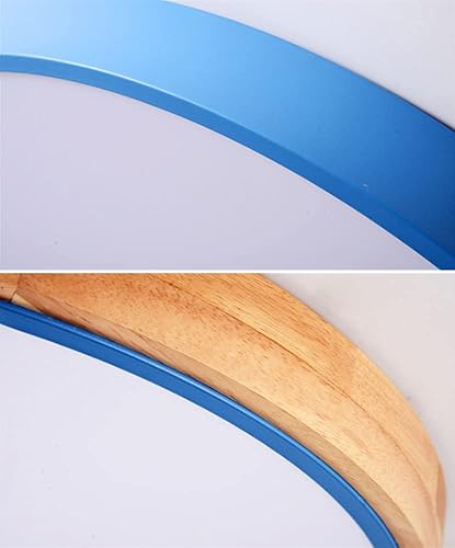 Miniatura 7 de LAKIQ Lámpara de techo para habitación de niños con control remoto regulable para habitación de niños, lámpara de techo LED empotrada, iluminación