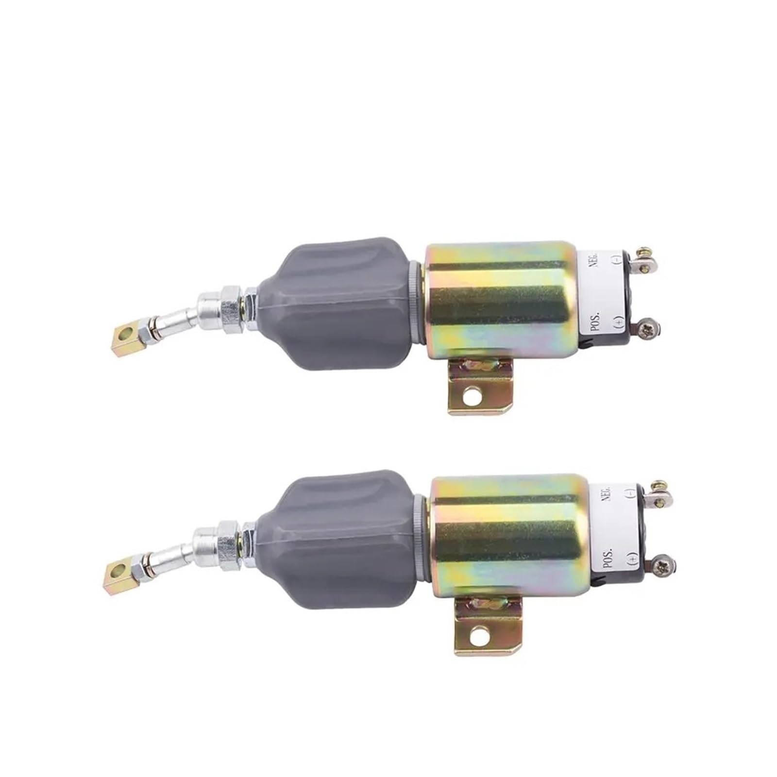 Hdrtcbu 2Pcs24v Solenoid Valve Dc12v 24V Engine Stop Solenoid Valve For Generator Accessories Parts Fuel Stop Solenoid