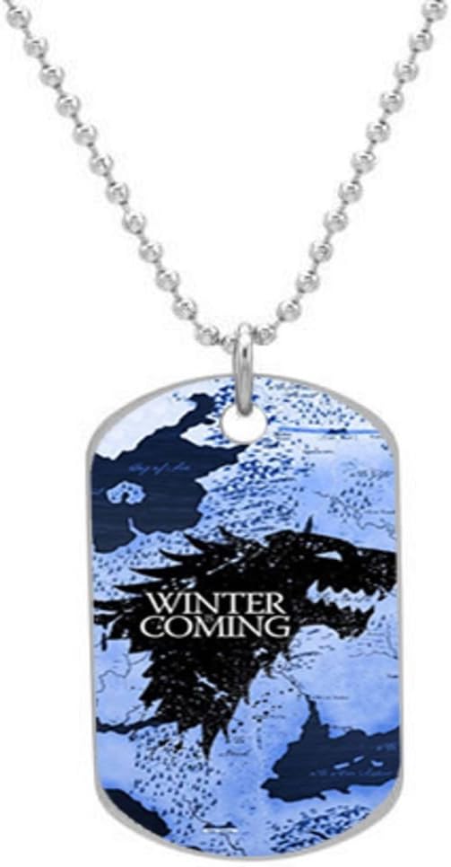 Game of Thrones TV Show Custom Unique Personalized Dog Tag Necklaces, dogtag size About 1.3X 2.1 inches Ideal Gift