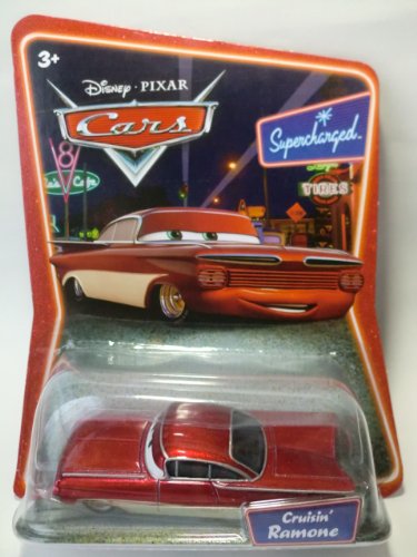 Miniature Pixar Cars Cruising Ramone Mattel Supercharged véhicule en métal moulé