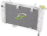 ZAP Performance Full Aluminum Radiator Compatible with 2003 04 05 06 07 2008 Suzuki LT-Z400 LTZ400 KFX400 DVX400 03-08