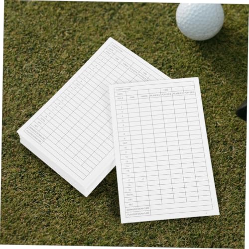 Tarjetas para anotar puntuación de golf BESPORTBLE 30pcs miniatura 5