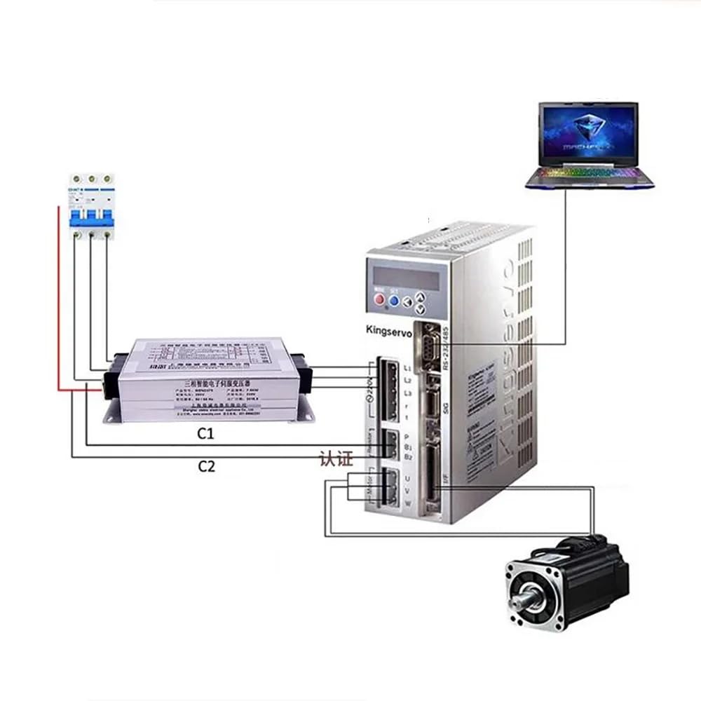 Toplionace Transformador Electrónico Servo Inteligente Trifásico 2-15KW 380V a 220V (9KW)