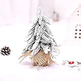 Schaffen Sie Atmosphäre: Der Weihnachtsbaum ist eines der Symbole für Weihnachten. Dekorieren Sie Ihren Tisch mit diesem Tafelaufsatz und schaffen Sie eine glückliche Weihnachtsstimmung. Der künstliche Schnee-Effekt verleiht Ihnen ein traumhaftes Gefühl.