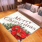GEEKO Muñeco De Nieve Alfombra Super Suave Dibujos Animados Impresión Alfombra Sala De Estar Dormitorio 60 * 90Cm X4920