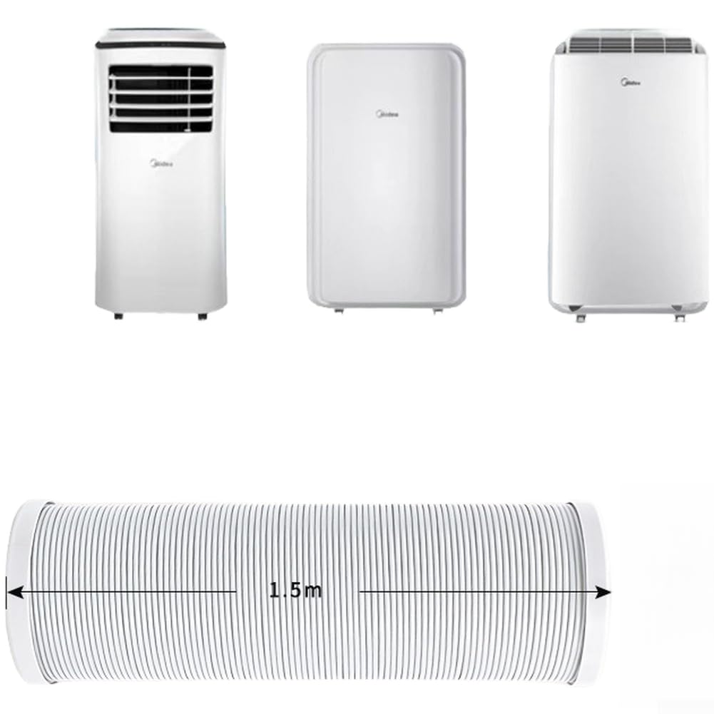 Evita fugas de calor con la manguera de aire acondicionado portátil de 15 cm y su abrazadera Mida