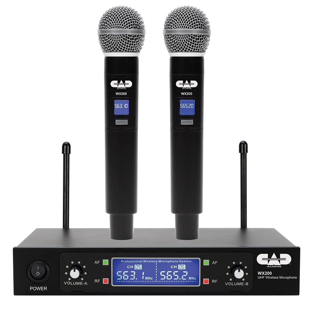 CAD Audio WX200 UHF Dual Handheld Microphone System