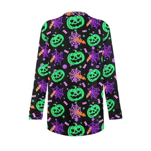 Image of Women's Lightweight Cardigans with Pockets Trendy Long Sleeve Open Front Cardigan Casual Tops Jackets Fall Oufits S-2XL