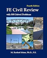 FE Civil Review : With 800 Solved Problems 0997918039 Book Cover